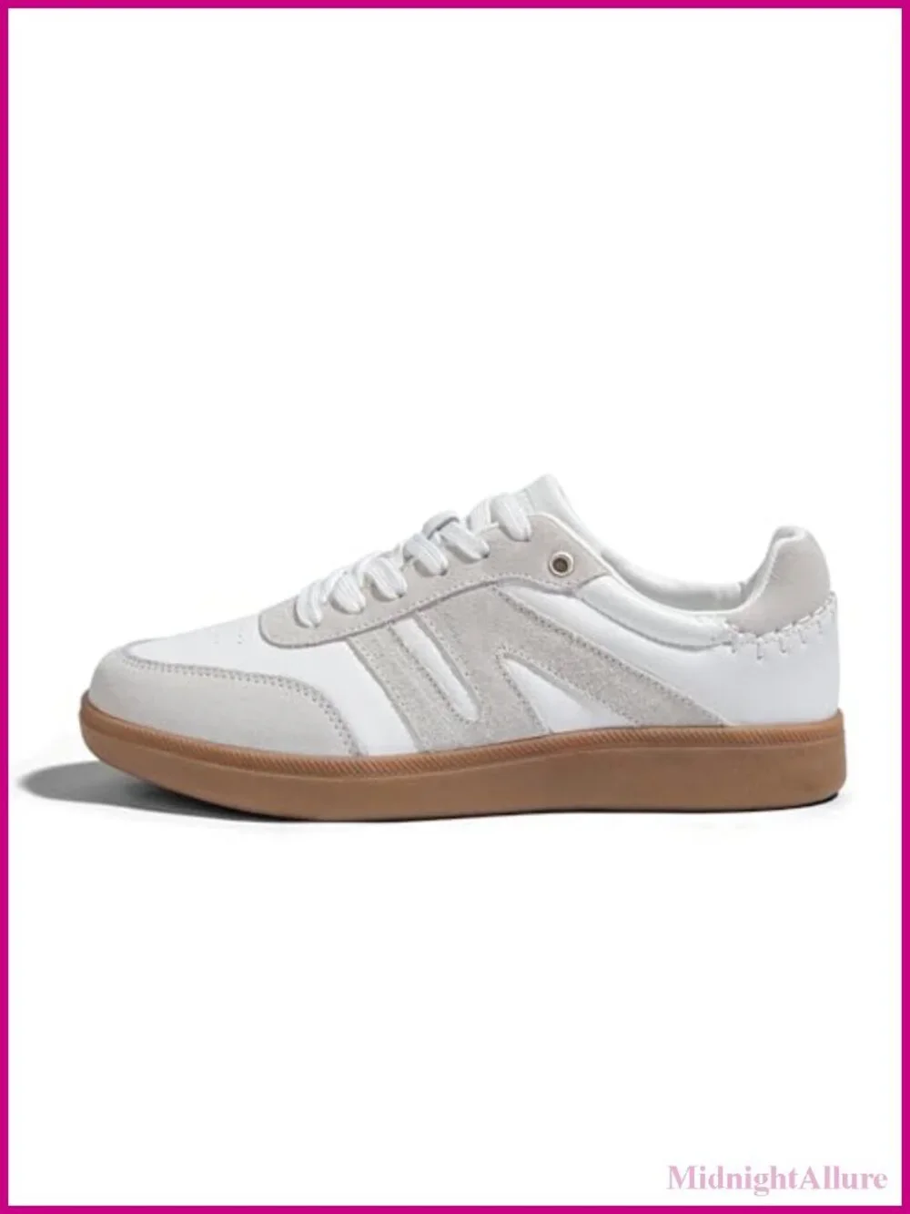 Women's Retro Suede Leather Fashion Sneakers Comfortable Cushioned